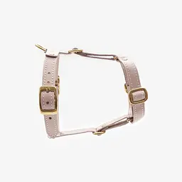 Шкіряна анатомічна шлея для собак "Classy" XS блідо-рожева (обхват грудини 28-36 см) - мініатюра 3