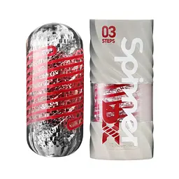 Мастурбатор Tenga Spinner DX 03 Steps, з пружною стимулювальною спіраллю всередині, потужний вплив - мініатюра 1