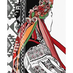 Картина за номерами "Квітна краса" upillustration Ideyka KHO2596 40х50 см