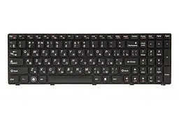 Клавіатура для ноутбука IBM/LENOVO G580, N580 чорний, чорний фрейм
