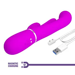 Вібратор PRETTY LOVE Shonia Purple, Twinkled Tenderness, 7 thumping functions 7 vibration functions PRETTY LOVE BW-500041 100621 - мініатюра 5