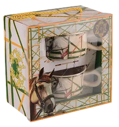 Набір чашок Horses, 2х220 мл LED kuh0015872 - мініатюра 3