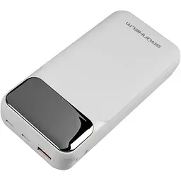 Портативна батарея Grunhelm GP-20WQC Power Bank 20.000 mAh біла (137529) - мініатюра 2