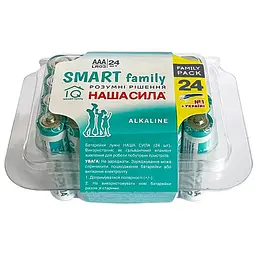 Набір батарейки Наша Сила Smart AAA (LR03) 24 шт.