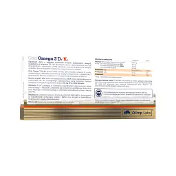 Жирні кислоти Olimp Gold Omega 3 D3+K2 Sport Edition 60 капсул (Ф001699) - мініатюра 2