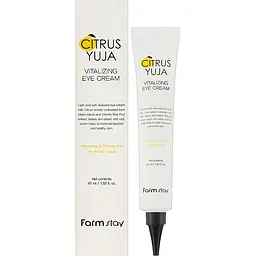 Крем для зони навколо очей FarmStay Citrus Yuja Vitalizing Eye Cream з витяжкою юдзу 45 мл - мініатюра 2
