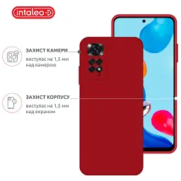 Чохол до мобільного телефона Intaleo SoftShell Xiaomi Redmi Note 11 Red (1283126558313) - мініатюра 3