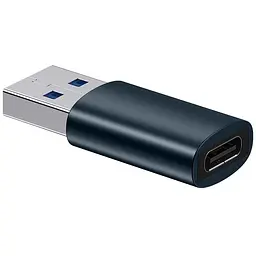 Перехідник USB 3.1 M to USB-C F blue Baseus (ZJJQ000103)