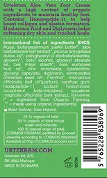 Органічний крем для ніг Urtekram Aloe Vera 100 мл - мініатюра 2