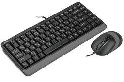 Бездротовий комплект (клавіатура + миша) A4Tech F1110 Fstyler Wireless Black-Grey (F1110 Grey)) - мініатюра 2