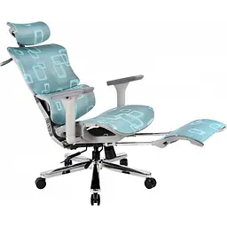 Офісне крісло GT Racer B-528 Gray/Blue [174572] - мініатюра 9