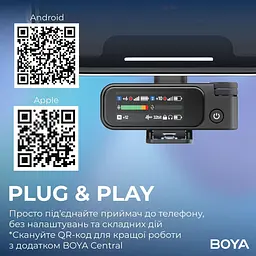 Мікрофон Boya MIC 2-02 Type-C/TRS Black (MIC 2-02) - мініатюра 11
