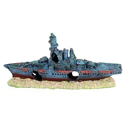 Декорація затонулий корабель Aqua Nova 23x4,5x11 см (AN673) - мініатюра 2