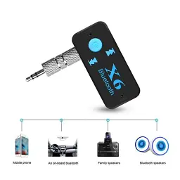 Автомобільний ресивер PIX-LINK Bluetooth AUX BT-X6 Black (15259) - мініатюра 2