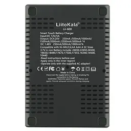 Універсальний інтелектуальний зарядний пристрій LiitoKala Lii-600 EU для акумуляторів + автомобільний кабель - мініатюра 3