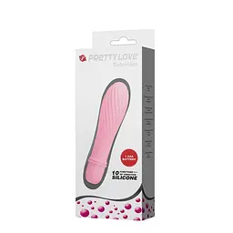 Вібратор Pretty Love Solomon Vibrator Light Pink, 12,3 см рожевий - мініатюра 6