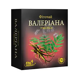 Фіточай "Валеріана і меліса", 20 ф/п