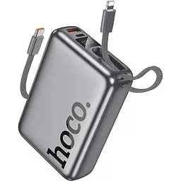 Портативний акумулятор Hoco Q39 Eminente 22.5W+PD20W 20000mAh metal grey