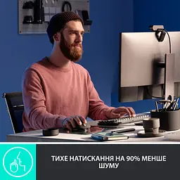 Мишка Logitech MX Master 3S Performance Wireless Mouse Bluetooth Graphite (910-006559) - мініатюра 3