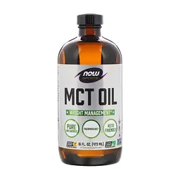Трави Now Foods Олія МСТ, MCT Oil, Без Смаку, 473 мл (NOW-02211)