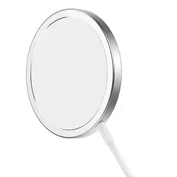 Бездротовий зарядний пристрій Hoco CW30 Pro Magnetic Wireless Fast Charger/MagSafe 15W Silver [70769] - мініатюра 2