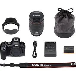 Бездзеркальний фотоапарат Canon EOS R6 Mark II Kit RF 24-105mm f/4L IS USM (5666C029) UA [121446] - мініатюра 11