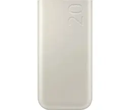 Акумулятор зовнішній SAMSUNG Battery Pack 20000 mAh 45 W (EB-P4520XUEGEU) бежевий - мініатюра 2