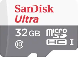 Карта пам'яті SanDisk microSDHC 32GB UHS-I Ultra A1 + SD Adapter (SDSQUNR-032G-GN3MA) [91560] - мініатюра 3