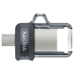 Флеш-накопичувач Sandisk USB 3.0 Ultra Dual OTG 64Gb (150 Mb/s) (SDDD3-064G-G46) - мініатюра 3