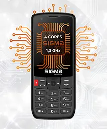 Телефон Sigma X-Style S3501 Black UA UCRF - мініатюра 4