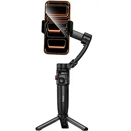 Стабілізатор Hoco K91 Support 3-axis smart gimbal Black - мініатюра 6
