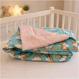 Плед дитячий MirSon Silky Waffle Unicorn meanness 110х140 см (2200013892212) - мініатюра 3