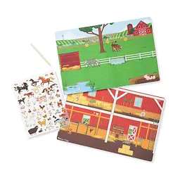 Набір для творчості Melissa & Doug Перевідні наліпки Ферма (MD9531) - мініатюра 2