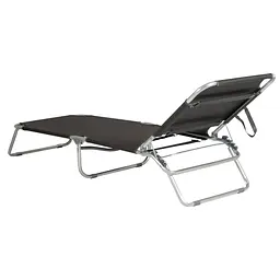 Ліжко розкладне Bo-Camp Sun Lounger 3 Positions Anthracite (1304480) - мініатюра 4