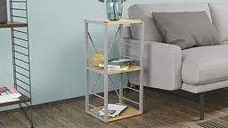 Етажерка 3/34 Ferrum-decor Серії Коннект 73x34x28 сірий ДСП Дуб Артізан 16мм (FRD-104303) - мініатюра 3
