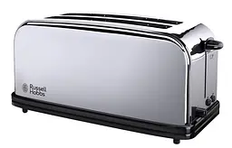Тостер Chester 1600Вт, довгі слоти на 4 тости, метал, сріблястий Russell Hobbs kuh0014880 - мініатюра 2