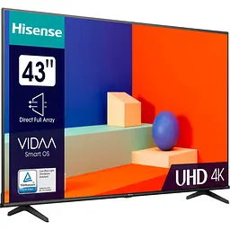 Телевізор Hisense 43A6K 43" LED 4К [20011853] EU [131580] - мініатюра 2