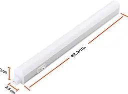 Підсвітка для кухонної шафи, 8 Вт, 42,5 см, 850 лм, 3000 K  da LIGHT LED Теплий білий Under-Unit Light Strip Кухонна лампа Шафа - мініатюра 3
