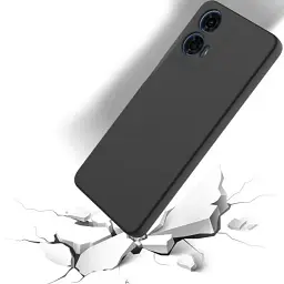 Силіконовий чохол BeCover для Motorola Moto G04/ E14 Black (711894) - мініатюра 3