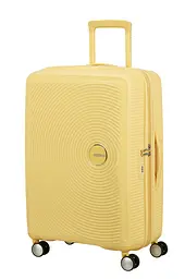 American Tourister Валіза American Tourister, Soundbox, поліпропілен, середня, 67см, 71.5/81л, TSA, 4 колеса, EXP, пастельно-жовтий - мініатюра 6
