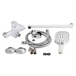 Змішувач для ванни Qtap Grand WCR 005, Білий - мініатюра 8