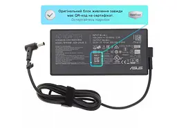 Блок живлення (зарядка) для ноутбука Asus Zephyrus ROG Strix 200W (20V 10A 6,0ммx3,7мм) A20-200P1A/ADP-200JB H [NEW Gen] від Asus, 200W, 10A, 6,0ммx3,7мм - мініатюра 3