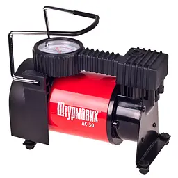 Компресор автомобільний Штурмовик 100 psi 12 A 37 л (AC-30) - мініатюра 2