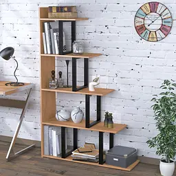 Стелаж-перегородка L-160 Loft Design (Дуб Крафт золотий)