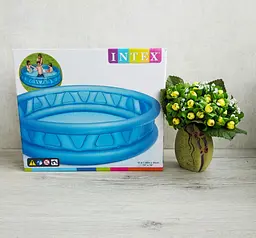 Басейн Intex 58431 NP "Літальна тарілка" розміром 188х46 см, об'єм: 808л, вага: 2,8кг - мініатюра 3