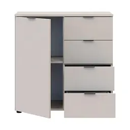 Комод Doros Рон 1 1 фасад 4 шухляди Кашемір 80х38х81 (41516043) - мініатюра 7