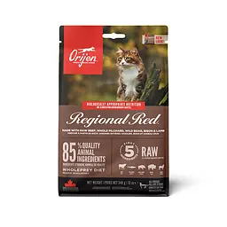 Сухий корм для кошенят та котів Orijen Regional Red Cat з м'ясом та рибою 340 г o28234