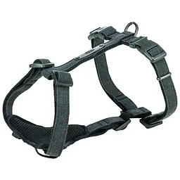 Шлея Trixie CityStyle H-harness для собак бавовна L-XL 75-120 см 25 мм чорний - мініатюра 5