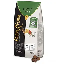 Сухий корм Gheda Proper Form Professional Breeders Lupoid TYPE2 Adult для дорослих собак з куркою 18 кг