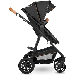 Коляска універсальна 3в1 Lionelo Amber Grey Graphite, графітова (LO-AMBER GREY GRAPHITE (3in1)) - мініатюра 3
